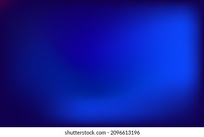 Blue 3d room . Studio light . Shiny blue background . modern abstract vector. 
