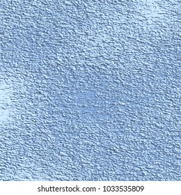 blue 3D rough stucco structure pattern with highlights, vector illustration
