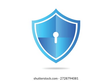 Protecciones azules del escudo 3D, escudo protector