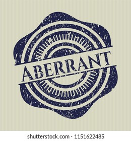 Blue Aberrant distressed rubber grunge texture stamp