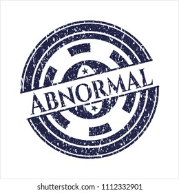  Blue Abnormal dBlue Abnormal grunge style stampistress rubber seal with grunge texture