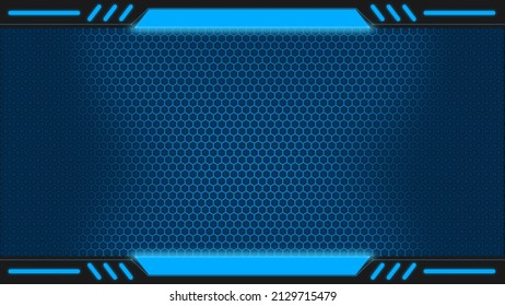 blue abstrack techno metal technology wallpaer background hd vector