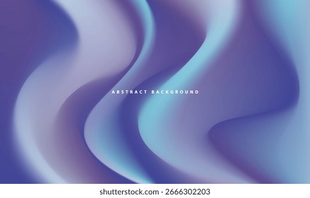 Obra de arte animada Abstractas azul con tonos degradados azules y diseño digital artístico contemporáneo audaz