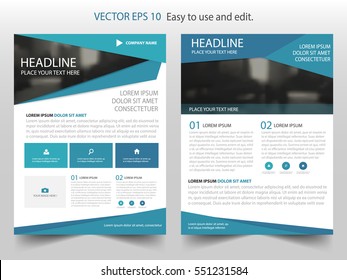 Blue abstract  annual report Brochure design vector. Business Flyers infographic magazine poster.Abstract layout Book Cover presentation portfolio.