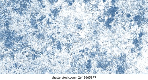 Blue Abstract Art With Cold Stone-Like Surface Texture

