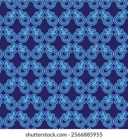 blue abstract artwork pattern design