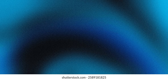 Blue abstract backdrop with soft gradient, noise texture, seamlessly transitioning between blue shades for added depth and dimension.