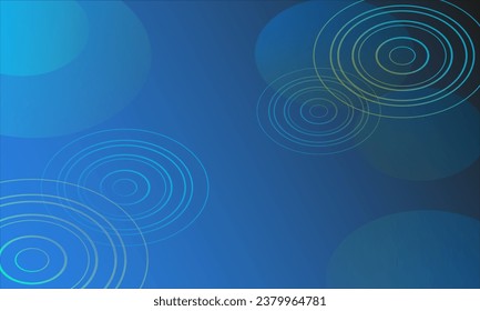 blue abstract backgrond with dark color and circle temptation art