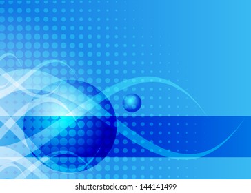 Blue abstract background
