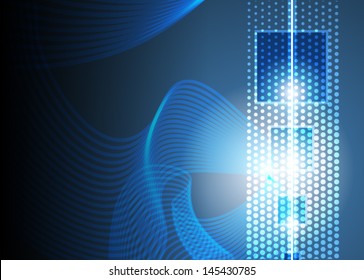 Blue abstract background