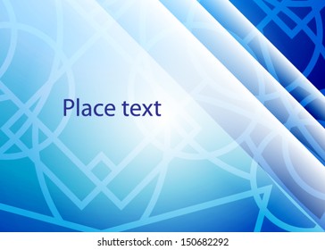 Blue abstract background