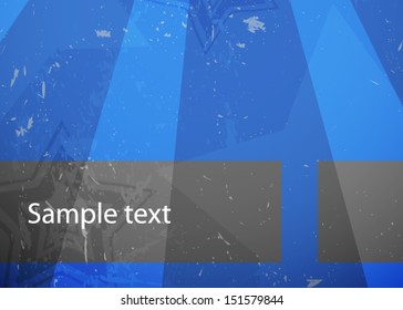 Blue abstract background