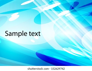 Blue abstract background 