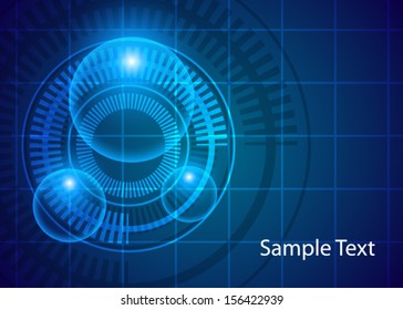 Blue abstract background