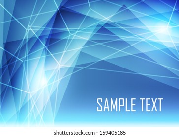 Blue abstract background
