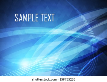Blue abstract background