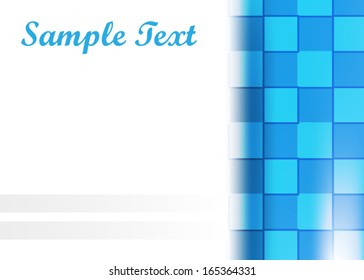 Blue abstract background