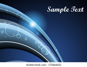 Blue abstract background