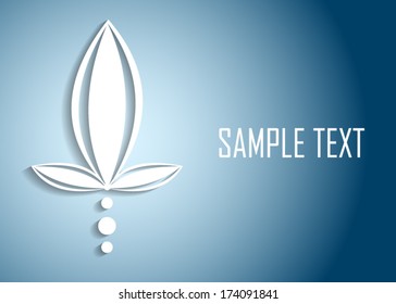 Blue abstract background
