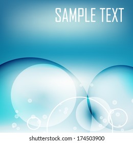 Blue abstract background