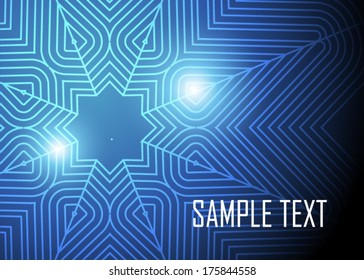 Blue abstract background