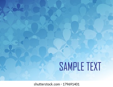 Blue abstract background