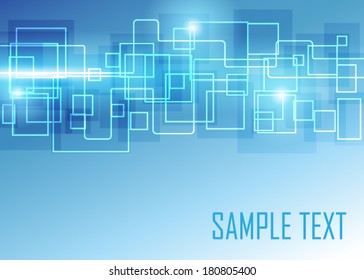 Blue abstract background