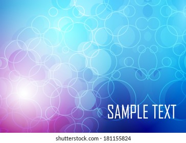 Blue abstract background