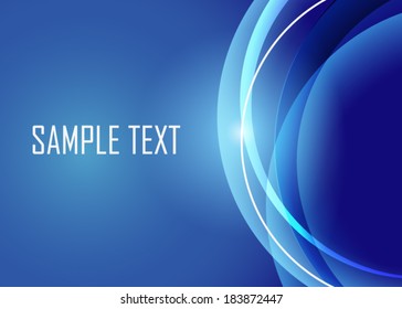 Blue abstract background