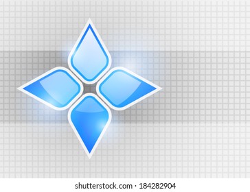 Blue abstract background