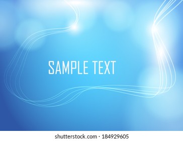 Blue abstract background