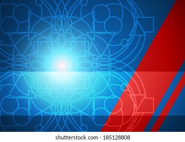 Blue abstract background