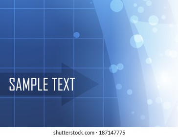 Blue abstract background