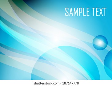 Blue abstract background
