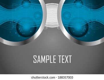 Blue abstract background