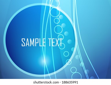 Blue abstract background