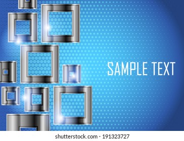 Blue abstract background