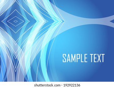 Blue abstract background