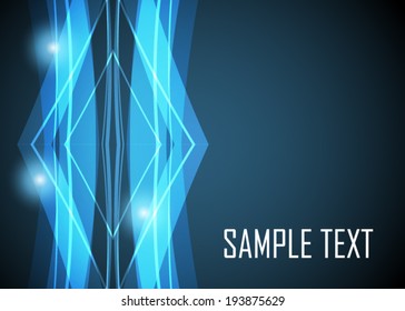 Blue abstract background