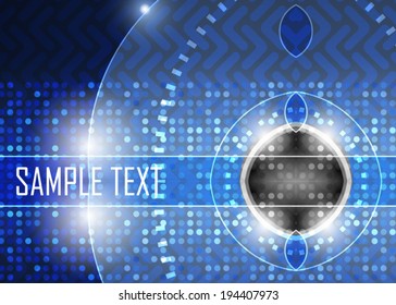 Blue abstract background