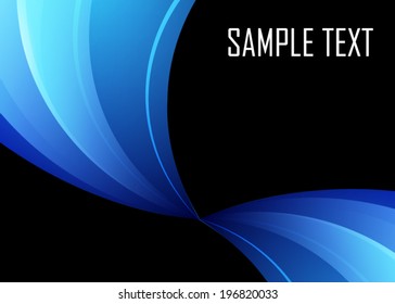 Blue abstract background