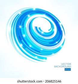 Blue abstract background