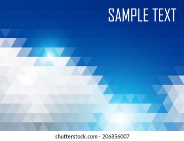 Blue abstract background