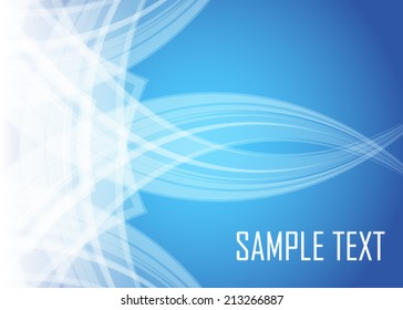 Blue abstract background