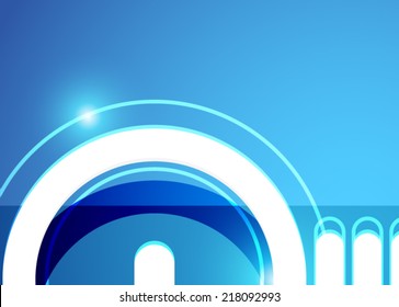 Blue abstract background