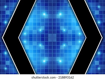 Blue abstract background