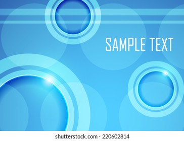 Blue abstract background