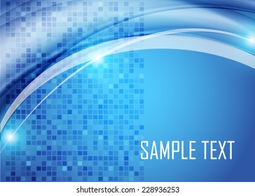 Blue abstract background