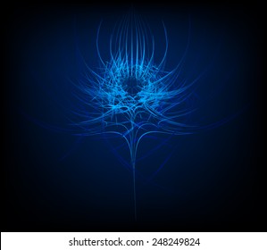 blue Abstract  background