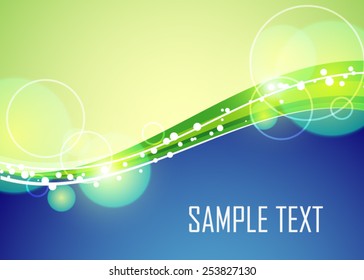 Blue abstract background